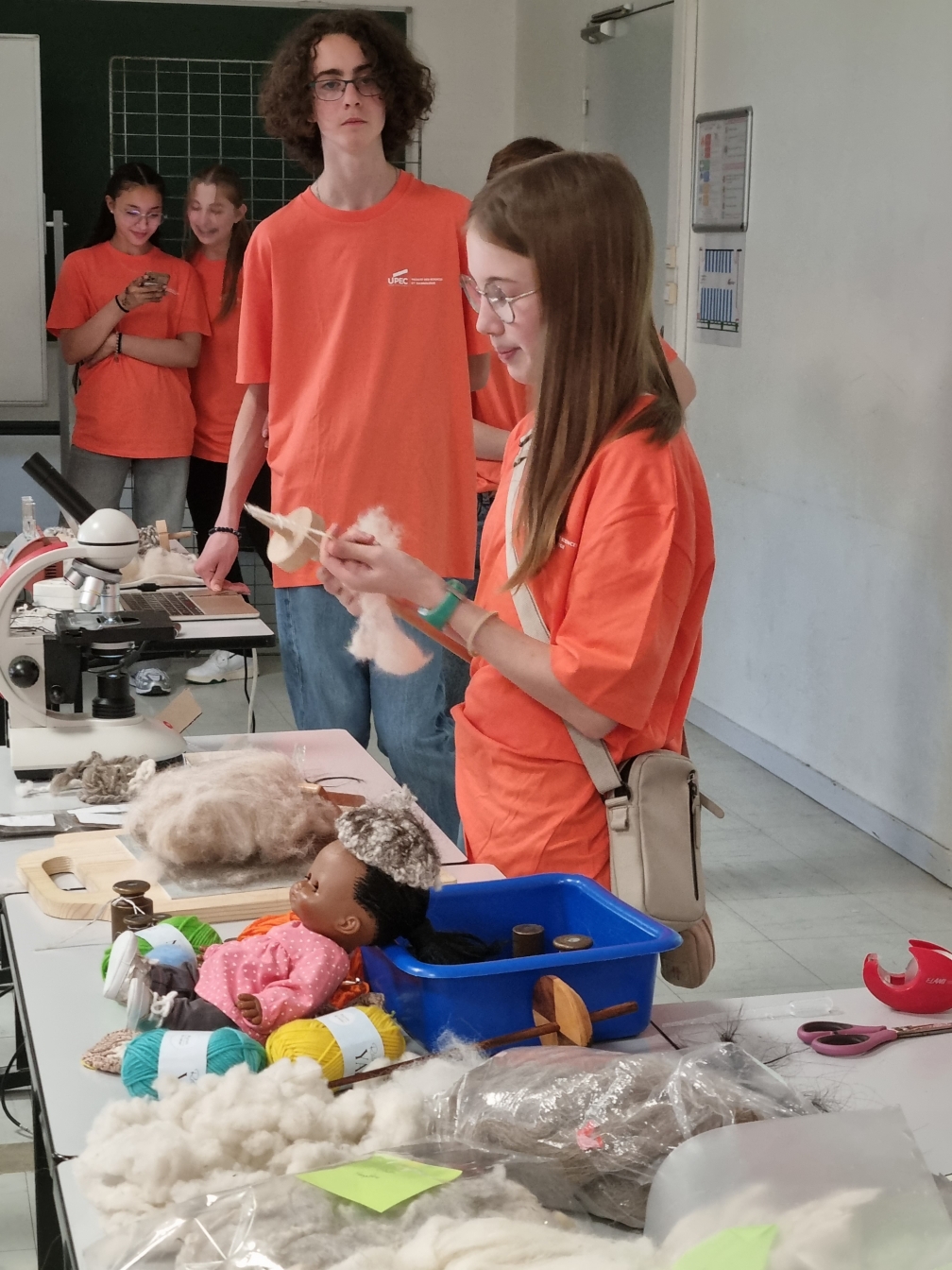 Elèves du collège Molière, lauréats du concours FDS 2026 FST UPEC