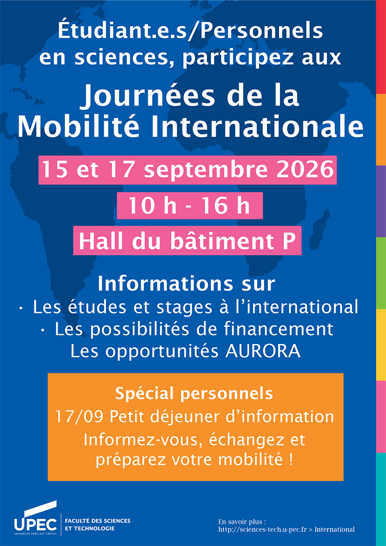 Affiche journée mobilité internationale 2026