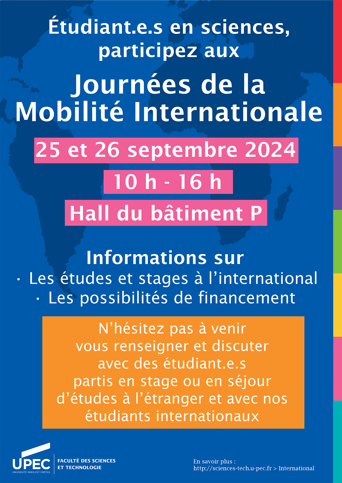 Journées mobilité internationale FST UPEC