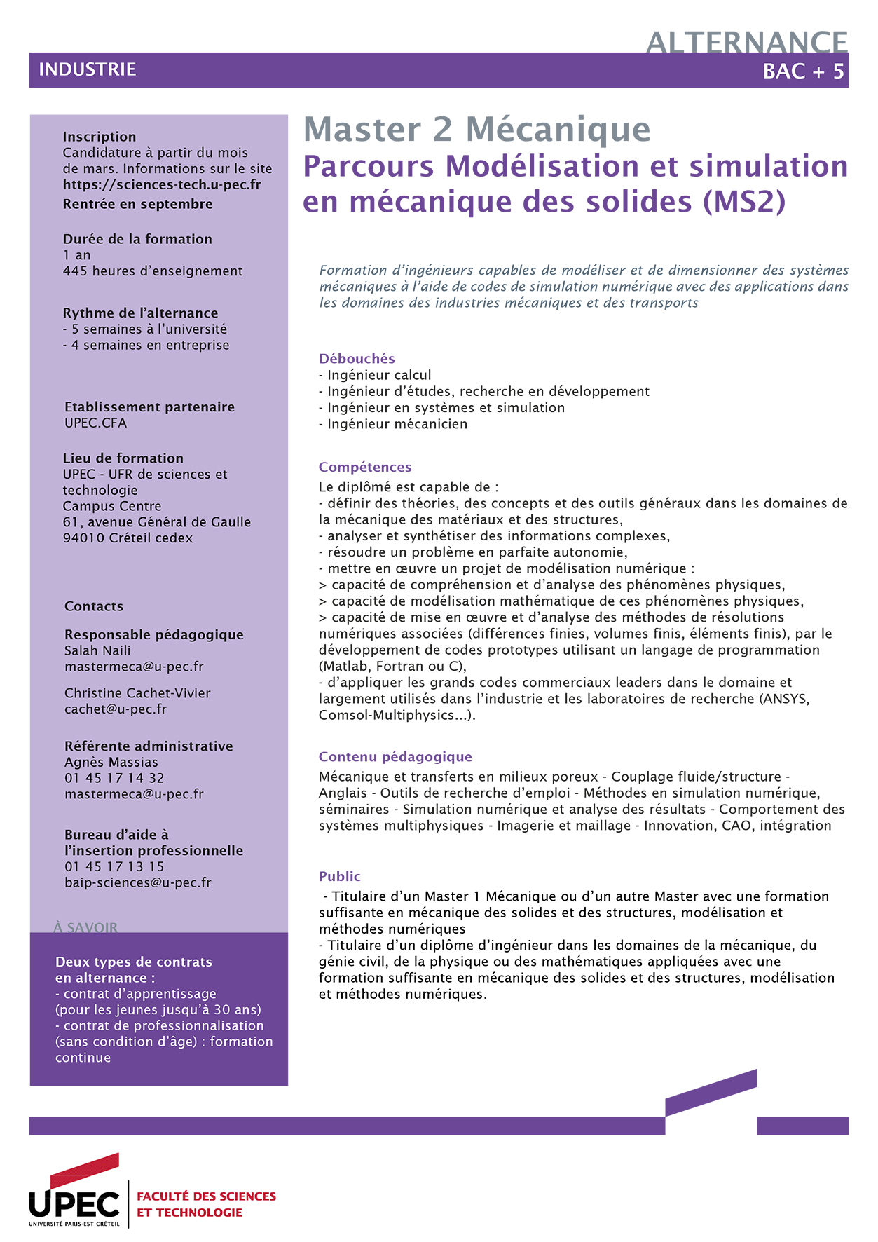 Fiche M2 Mécanique MS2 FA 2024