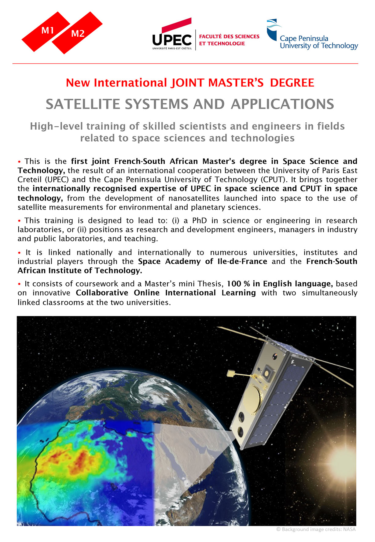 Flyer Master international systèmes satellitaires et applications