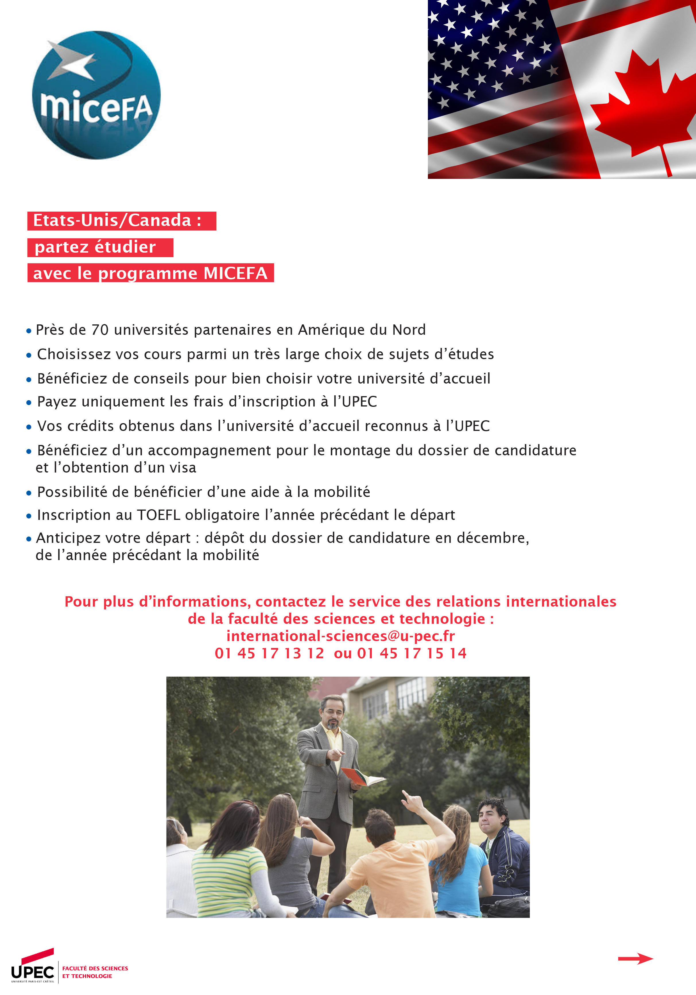 Flyer partenaires MICEFA FST UPEC