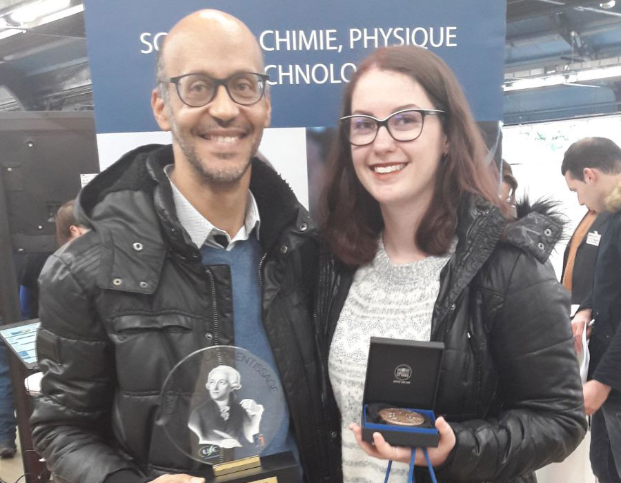 Une étudiante et un enseignant de la faculté de sciences et technologie lauréats du prix Lavoisier de l’apprentissage